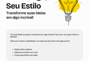 Eu vou fazer a sua marca elegante e cheia de significado