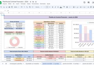 Eu vou Criar e organizar planilhas