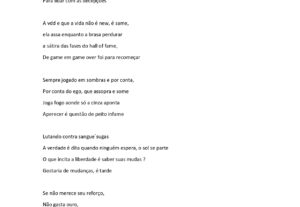 Eu vou te escrever um poema autoral e único em até 150min