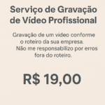 Eu vou fazer um video para sua empresa em 6h