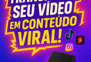 Eu vou Criar uma edição de Vídeos Curtos - em até 24h