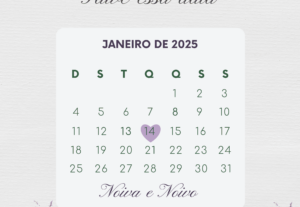 Eu vou fazer a papelaria do seu casamento.