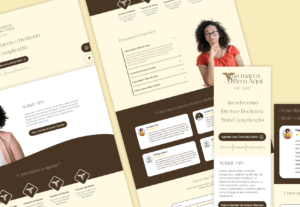 Eu vou criar uma landing page para você