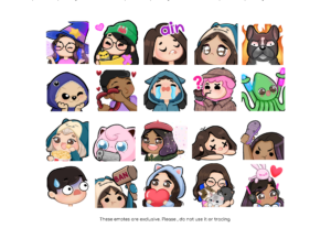 Eu vou fazer seus emotes da twitch ou discord