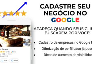 Eu vou criar ou otimizar a sua empresa no Google
