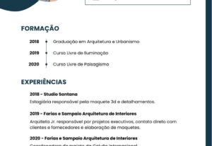 Eu vou criar um currículo atrativo