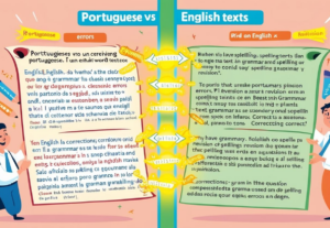 Eu vou Revisar seu texto em inglês ou português