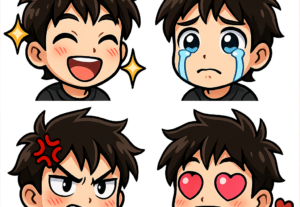 Eu vou fazer emojis / emotes para você