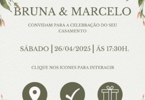 Eu vou fazer Convites  para a sua festa/ Celebração