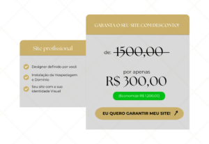Eu vou fazer um site para a sua empresa
