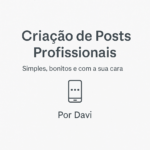 Eu vou Criar posts personalizados no Canva