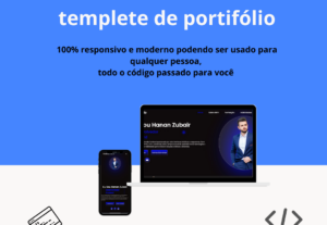 Eu vou Entregar um código completo de portfólio moderno