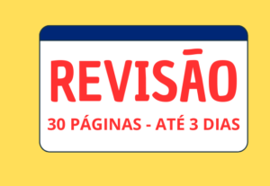 Eu vou revisar seu texto e deixá-lo perfeito