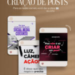 Eu vou Criar posts para as redes sócias