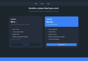 Eu vou fazer uma landing page para você em React ou Next