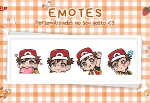 Eu vou fazer seus emotes personalizados criativos