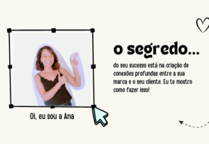 Eu vou criar artes e conteúdos para a sua rede social