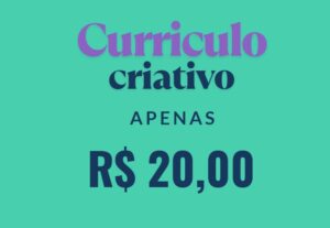 Eu vou fazer o seu currículo em 1 dia