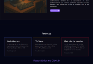 Eu vou criar  sites modernos, acessíveis e totalmente respon...