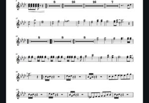 Eu vou fazer a partitura para seu solo ou para sua orquestra