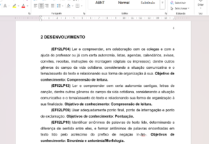 Eu vou digitar documentos e fazer planilhas.