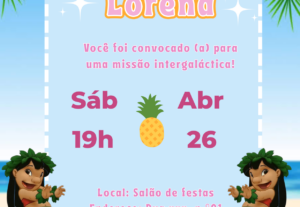 Eu vou fazer seu convite de aniversario simples ou interativ...