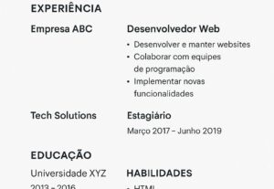 Eu vou Fazer o seu currículo  de forma profissional e criati...