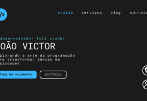 Eu vou desenvolver seu site dinâmico ou estático