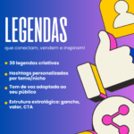 Eu vou entregar legendas que engajam e impactam seu público.