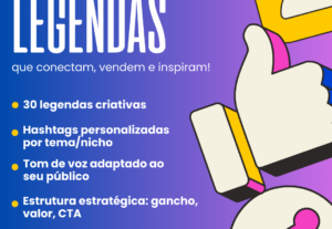 Eu vou entregar legendas que engajam e impactam seu público.