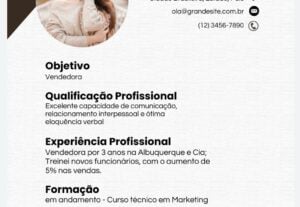 Eu vou criar currículo