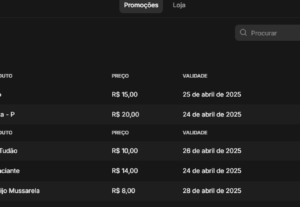 Eu vou alugar um site para as principais ofertas da sua loja