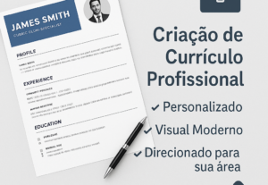 Eu vou criar um currículo atrativo.