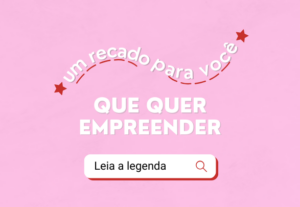 Eu vou criar uma legenda para seus posts