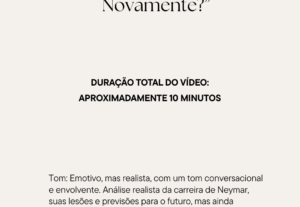 Eu vou criar um roteiro profissional para YouTube que prende