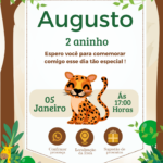 Eu vou fazer seus convites de aniversários e eventos
