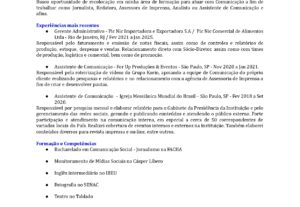Eu vou criar e revisar textos jornalísticos.