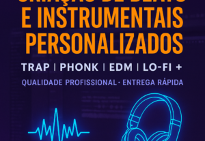 Eu vou criar um beat ou instrumental total personalizado.
