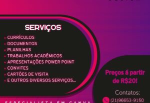 Eu vou Realizar Serviços Digitais Diversos