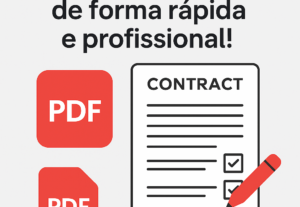 Eu vou editar e organizar seus pdfs de forma profissional
