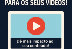 Eu vou criar legendas incríveis para os seus vídeos