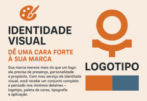 Eu vou Fazer uma identidade visual para sua marca/negócio