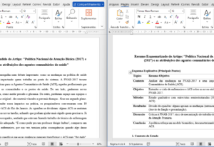 Eu vou elaborar resumos de artigo da área da saúde.