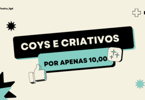 Eu vou fazer suas copy e criativos