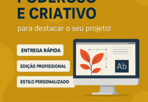 Eu vou Criar Design criativo para capa, post ou arte digital