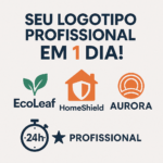 Eu vou criar uma logo profissional em 1 Dia.