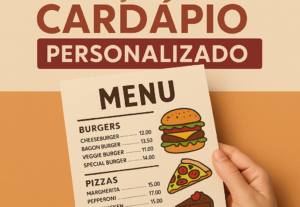 Eu vou fazer o seu cardápio em menos de 1 dia