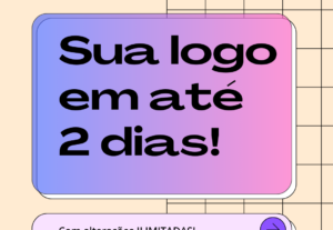 Eu vou criar sua logotipo profissional em 2 dias