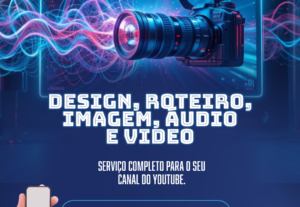 Eu vou criar roteiro, imagem, audio e video p/ seu canal do ...
