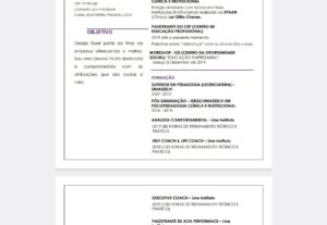 Eu vou criar um currículo atrativo.